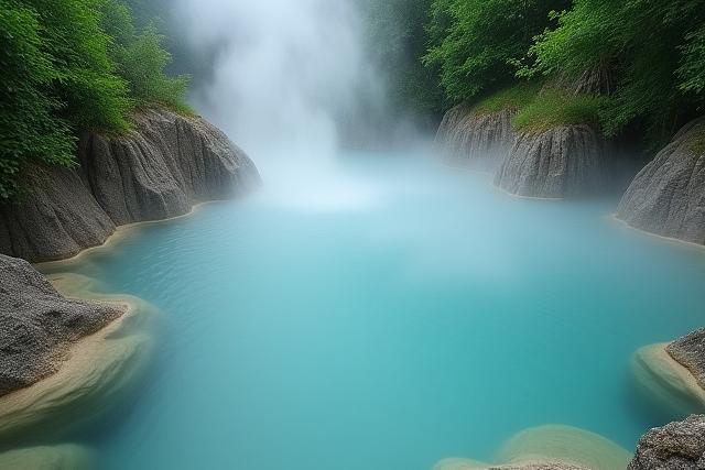 Source chaude naturelle en Auvergne, expérience géothermique